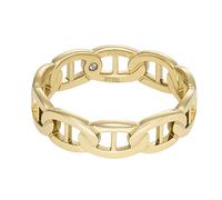 Fossil Fashion gold-plated Anello Heritage JF04782710 - Circuit: 51 mm