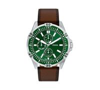 Fossil Garrett Orologio Uomo, Movimento Multifunzione al Quarzo con cinturino in acciaio inossidabile o pelle