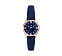 Fossil Gilmore ES5424 - Orologio a tre lancette in pelle coccodrillo da donna, colore: Blu navy