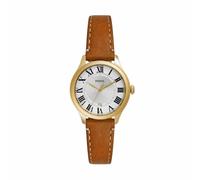 Fossil Harlow Orologio da Donna, Movimento al quarzo con Cinturino in acciaio inossidabile o in pelle, 38 mm, Marrone e Oro