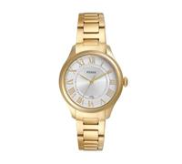 Fossil Harlow Orologio da Donna, Movimento al quarzo con Cinturino in acciaio inossidabile o in pelle, 38 mm, Tono Oro