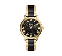 Fossil Gilmore Orologio Donna, Movimento al Quarzo Tre Lancette Data con cinturino in acciaio inossidabile o pelle