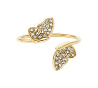 Fossil Gold-plated open Anello Butterfly JF04924710 - Circuit: 60 mm