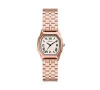Fossil Harlow - Orologio da donna a tre lancette in acciaio inox con cinturino, Oro rosato, Harlow