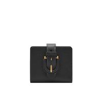 Fossil Harwell - Bifold con linguetta piccola, da donna, taglia S, colore: Nero