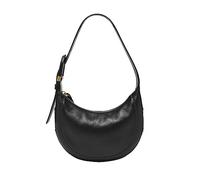 Fossil Harwell - Borsetta da donna in pelle a mezzaluna, nero, Taglia unica