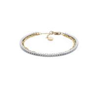 Fossil Heritage JA7281998 - Bracciale da donna in ottone bicolore, Eine Grösse, Ottone, Nessuna pietra preziosa, Tono Oro e Argento