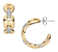 Fossil Heritage JF04930998 - Orecchini da donna in acciaio inox bicolore