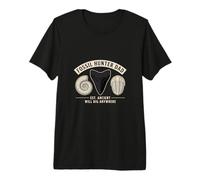 Fossil Hunter Dad Paleontologia Megalodon Maglietta Premium