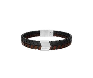 Fossil Jewelry Uomo Bracciale in pelle multicolore, JF04984040