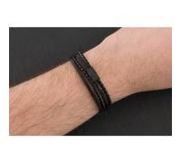 Fossil Braccialetto in pelle nera JF03098001