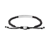 FOSSIL braccialetto Semi-Precious Plaque Bracelet Black