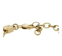 Fossil Bracciale da Uomo, Acciaio Inossidabile, L: 215 mm, L: 8.7 mm, D'oro, Oro Ambrato