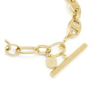 Fossil Bracciale da donna in acciaio inox con chiusura ad alamaro