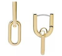 FOSSIL Orecchini 'Heritage' oro / argento, Taglia One Size