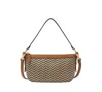 Fossil Jolie, borsa a tracolla in pelle o pelle scamosciata marrone per donna
