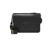 Fossil Lennox Borsa da uomo, LiteHide™ Borsa messenger in pelle nera, L: 35,6 cm, L: 5,1 cm, H: 25,4 cm, MBG9613001