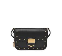 Fossil Lennox Flap Crossbody Small Black W/Studs