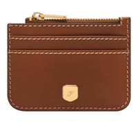 Fossil Lennox Portafoglio in pelle o poliestere per donna, 10.16 cm L x 0.38 cm W x 7.62 cm H, Marrone moka