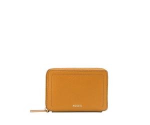 Fossil Logan LiteHide™ SL10045763 - Custodia per carte di credito, in pelle, giallo, s, Casual