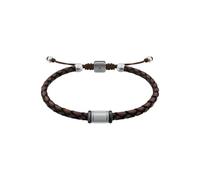 Fossil Machine Bracciale da Uomo in Pelle Marrone, JF05009998