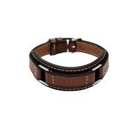 Fossil Machine JF04941040 - Bracciale da uomo in pelle marrone