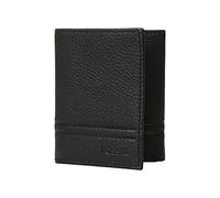 Fossil Men's Wilder Leather Tri-Fold Wallet - Black