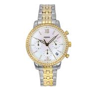 Fossil Neutra Chronograph Two Tone Stainless Steel ES5216 Womens Watch