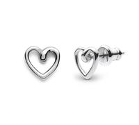 Fossil Orecchini A Forma Di Cuore Sawyer Jof00608040 Acciaio - Orecchini