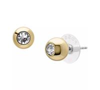 Fossil Orecchini Bottone Bright Baubles Placcati Oro Ja7251710 - Orecchini