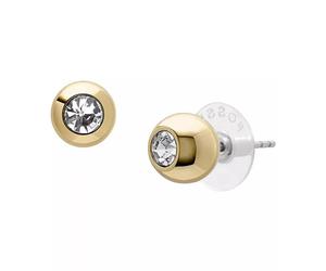Fossil Orecchini Bottone Bright Baubles Placcati Oro Ja7251710 - Orecchini