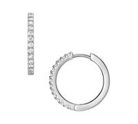 Orecchini Fossil Er S Pave Hoop JF04802040 Argento 00