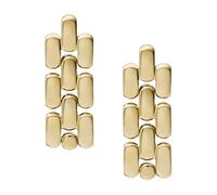 Fossil Arden JF04786710 - Orecchini da donna in acciaio inox, colore: Oro, Misura unica, Acciaio inossidabile, Nessuna pietra preziosa