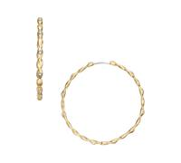 Fossil Sutton Evil Eye JF04817710 - Orecchini a cerchio da donna, in acciaio INOX dorato, colore: oro, Taglia unica, Acciaio inossidabile, Nessuna pietra preziosa, Oro Alba