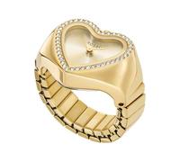 Emporio Armani Orologio Analogico al Quarzo Donna con Cinturino in Acciaio Inossidabile AR11669, Bianco Sporco e Argento, 26 mm
