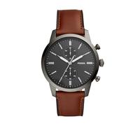 Fossil Orologio analogico al quarzo da uomo con cinturino in pelle FS5522