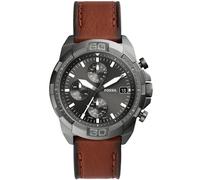 FOSSIL Orologio analogico 'Bronson' marrone scuro / grigio argento Uomo FOSSIL One Size marrone scuro / grigio argento