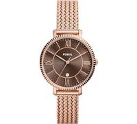 Fossil Orologio analogico da donna al quarzo con cinturino in acciaio inossidabile ES5322, oro rosa, Bracciale