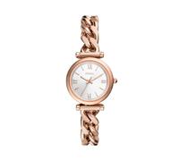 Fossil Orologio analogico da donna con quadrante argento-ES5330, Rosa_Oro, Classico