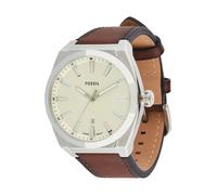 FOSSIL Orologio analogico 'Everett' avorio / marrone / argento Uomo - Accessori - Orologi FOSSIL One Size