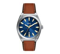 FOSSIL Orologio analogico 'Everett' blu / marrone / argento Uomo - Accessori - Orologi FOSSIL One Size