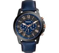 FOSSIL Orologio analogico 'GRANT, FS4835' navy / oro rosé / grafite Uomo FOSSIL One Size