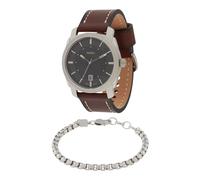 FOSSIL Orologio analogico 'MACHINE' marrone / grigio scuro / argento Uomo - Accessori - Orologi FOSSIL One Size