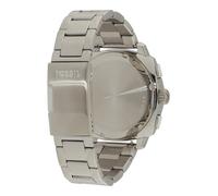 Fossil Machine orologio per uomo, movimento cronografo, con bracciale in acciaio inossiperbile o cinturino in pelle, 44 mm, Blu e Argento