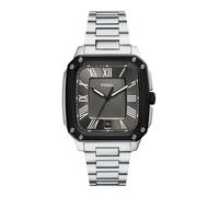 FOSSIL Orologio analogico nero / argento / bianco Uomo FOSSIL One Size nero / argento / bianco