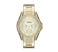 FOSSIL Orologio analogico 'Riley' oro / trasparente Donna FOSSIL One Size