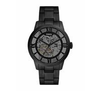 Fossil Townsman orologio per uomo, movimento automatico, bracciale in acciaio o cinturino in pelle, 44 mm, Grigio Chiaro e Nero
