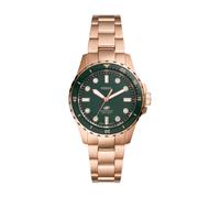 Fossil Blue dive Orologio da donna, Movimento al quarzo con cinturino in acciaio inossidabile o in pelle, Verde freddo