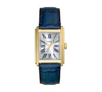 Fossil Carraway orologio da uomo, movimento al quarzo con cinturino in pelle o bracciale in acciaio inossidabile, Set blu