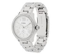 Fossil Orologio Cecile da donna, movimento al quarzo multifunzione, cassa in acciaio inossidabile argentata di 40 mm con bracciale in acciaio inossidabile, AM4481